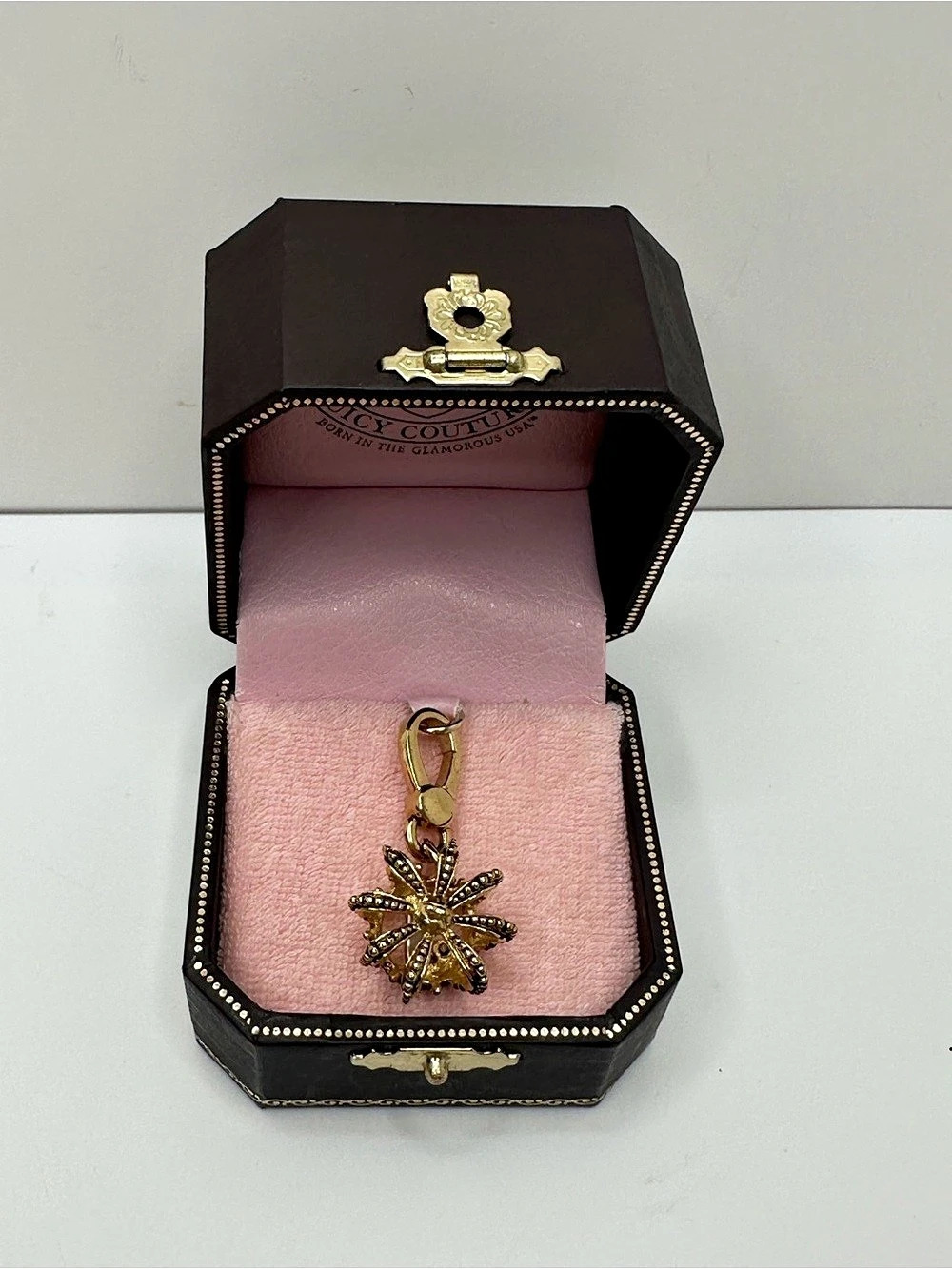 Juicy Couture Vintage Gold Crown Charm Y2K New in Original Box